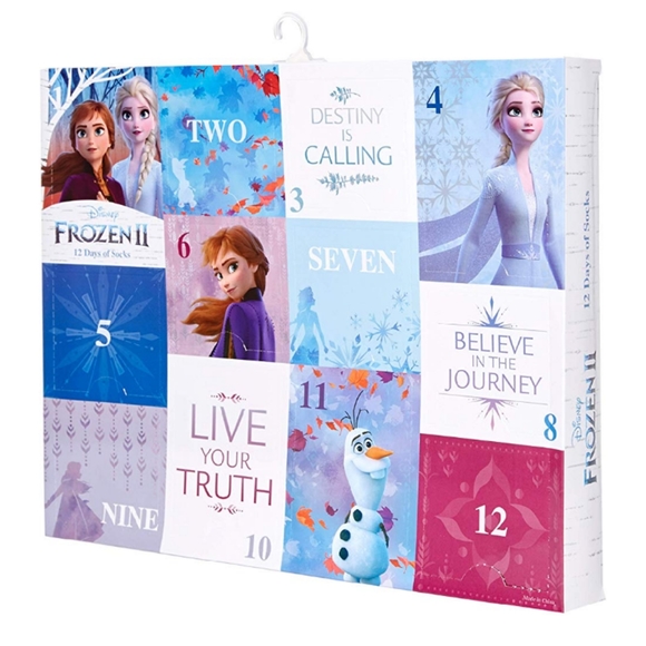 Disney Accessories Disneys Frozen 2 2 Days Of Socks Advent Calendar